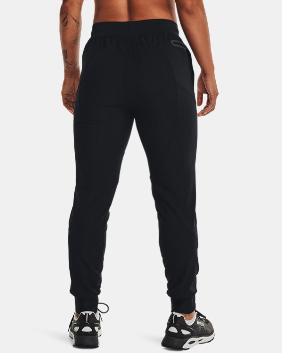 Black Under Armour Unstoppable Move Light Womens Joggers 